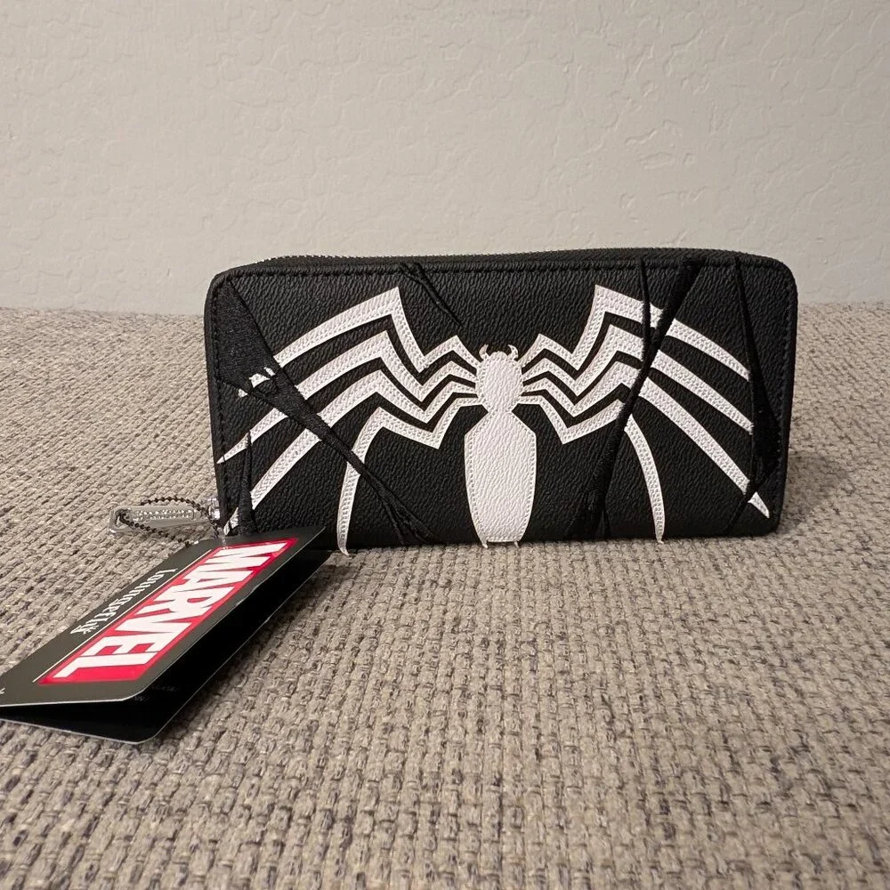 Loungefly Venom Zip Around Wallet - Marvel